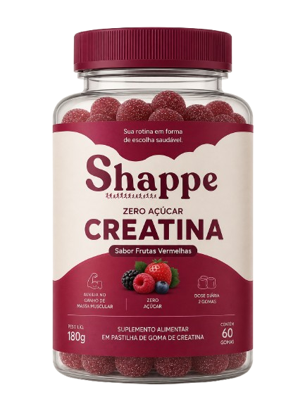 Creatina Shappe sabor Frutas Vermelhas